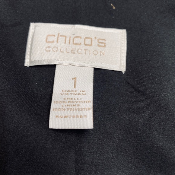 Chico’s Leopard Print 3/4 Sleeve Jacket Medium - Picture 10 of 11